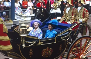 Royal Wedding 1986 - Queen Mother and Princess Margaret Royal Wedding 1986 - Queen Mother and Princess Margaret