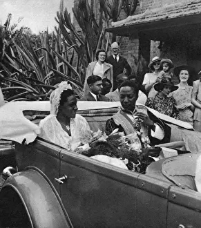 A Royal Wedding in Uganda Print: 1948