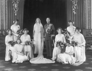 The Queen Mother Prints: Royal Wedding Group Photograph, 26th April 1923 Print