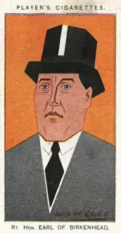 Conservative Politician Portrait Prints: Rt Hon. Earl of Birkenhead