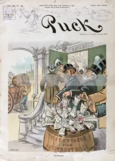 Puck Magazine Cartoons Prints: Rubbish