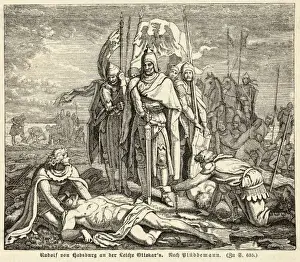 Historical Prints Online Prints: Rudolf Defeats Ottokar