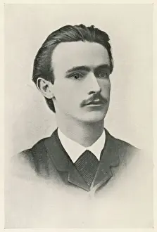 Rudolph Steiner Print - Young Austrian Philosopher