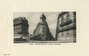 Rue Miromesnil and Rue Treihard, Paris, France Rue Miromesnil and Rue Treihard, Paris, France