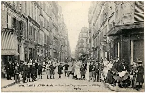 Rue Sauffroy, Avenue de Clichy, Paris, France Rue Sauffroy, Avenue de Clichy, Paris, France
