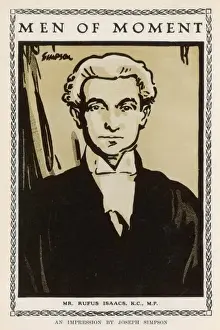 Rufus Daniel Isaacs 1st Marquis of Reading Print