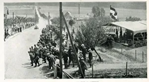 Running down from the Saalburg, Gordon-Bennett Race Running down from the Saalburg, Gordon-Bennett Race