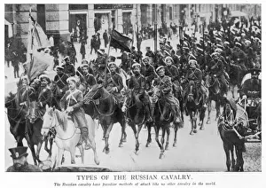 World War History Images Prints: Russian Cavalry Troops