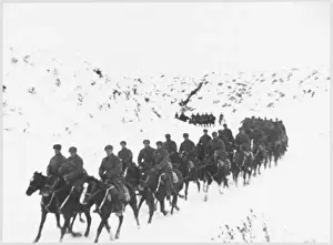 World War II Eastern Front Prints: Russian Cavalry Unit