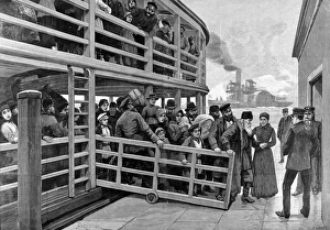 Russian Emigrants landing in New York, 1892 Russian Emigrants landing in New York, 1892
