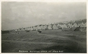 Russian Refugee Camp at Mudros, Greece Russian Refugee Camp at Mudros, Greece