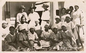 Russian Refugee children / teachers on HMS Marlborough Russian Refugee children / teachers on HMS Marlborough