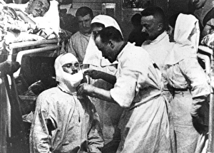 Russian Troops Getting Medical Aid, WW1 Russian Troops Getting Medical Aid, WW1