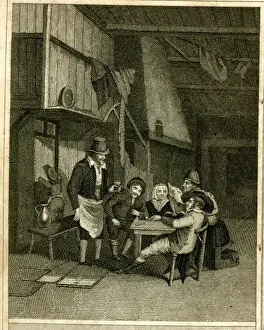 Rustic Concert Print - A Country Inn Scene