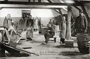 Ruysselede Reformatory, Belgium - Basket making Ruysselede Reformatory, Belgium - Basket making