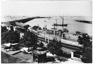 Ryde Pier Print 1908