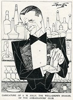 S. M. Jolly, cocktail barman at Ambassadors Club S. M. Jolly, cocktail barman at Ambassadors Club