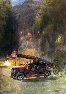 Fire Engine History Prints: S Teerwood. Fire engine