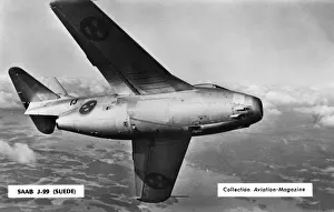 Vintage Flight Transport Prints: SaB J-99