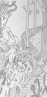 Historical Paranormal Images Prints: Sabbat Coupling