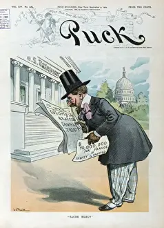 Puck Magazine Cartoons Prints: Sacre bleu