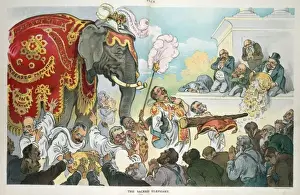 Republican Elephant Cartoon Prints: The sacred elephant