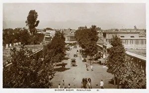 Saddar Bazaar, Rawalpindi, Punjab, British India Saddar Bazaar, Rawalpindi, Punjab, British India