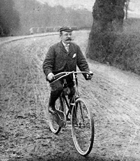 The Safety Bicycle of the 1890s Print