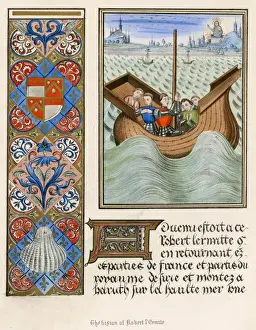 Medieval Sailing Ships Prints: Sailing Back to Normandi