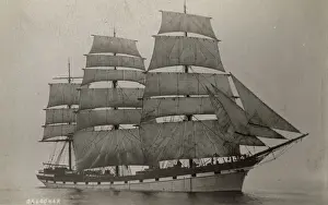 Sailing Vessel Dalgonar Print, circa 1909