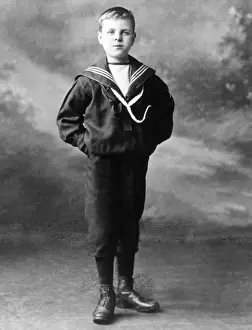 Sailor Boy Print, circa 1900