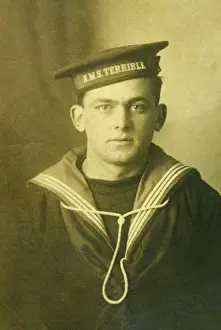 World War 1 Navy Prints: Sailor from HMS Terrible