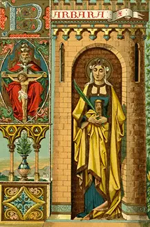 Christian Martyr Prints: Saint Barbara