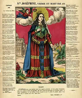 Early Christian Martyrs Prints: Saint Giuseppina