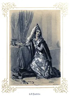 Saint Humbeline Print - 12th Century Nun