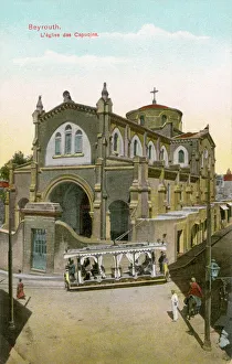Saint Louis Capuchin Cathedral in Beirut (Beyrouth), Lebanon Saint Louis Capuchin Cathedral in Beirut (Beyrouth), Lebanon