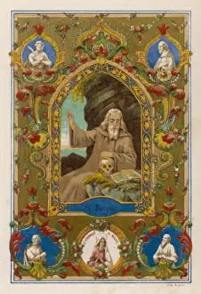 Early Christian Saints Prints: Saint Pacomius