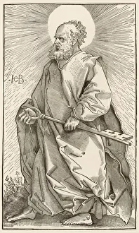 Historical Jesus Images Prints: Saint Peter (Baldung)