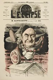 Sainte-Beuve Print: A Satirical Portrait