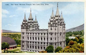 Salt Lake Temple, Salt Lake City, Utah, USA Salt Lake Temple, Salt Lake City, Utah, USA