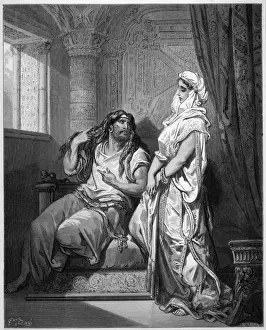 Samson And Delilah Art Prints: Samson & Delilah / Dore