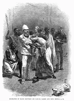 Samuel Baker, explorer, and King Rionga Samuel Baker, explorer, and King Rionga