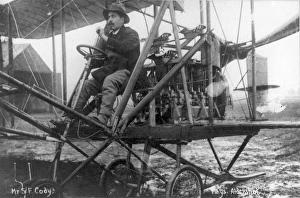 Samuel Franklin Cody in his Circuit of Britain biplane Samuel Franklin Cody in his Circuit of Britain biplane