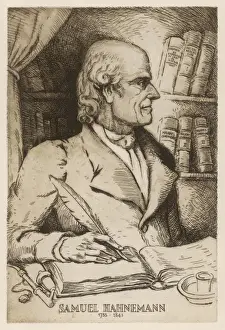Print of Samuel Hahnemann, German Homeopath