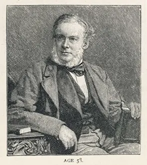 19th Century Literary Figure Prints: Samuel Smiles Walker