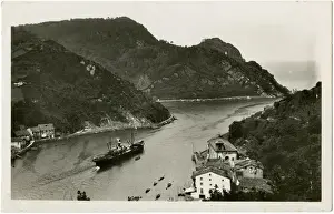 San Sebastian Print, Basque Spain, circa 1930s