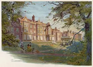 19th Century English Architecture Prints: Sandringham C1895