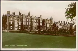 Norfolk Landmarks Prints: Sandringham / West Front
