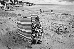 The sandy beach at Benllech Bay, Anglesey, north Wales The sandy beach at Benllech Bay, Anglesey, north Wales