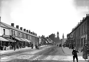 Early 20th Century Print of Sandy Row, Belfast